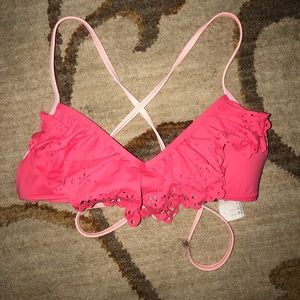 A&F cross-back bikini top!👙